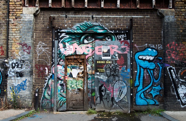 graffiti door